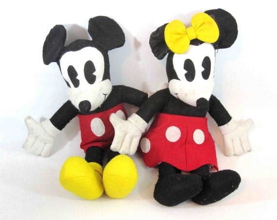 mickey and minnie mouse dolls