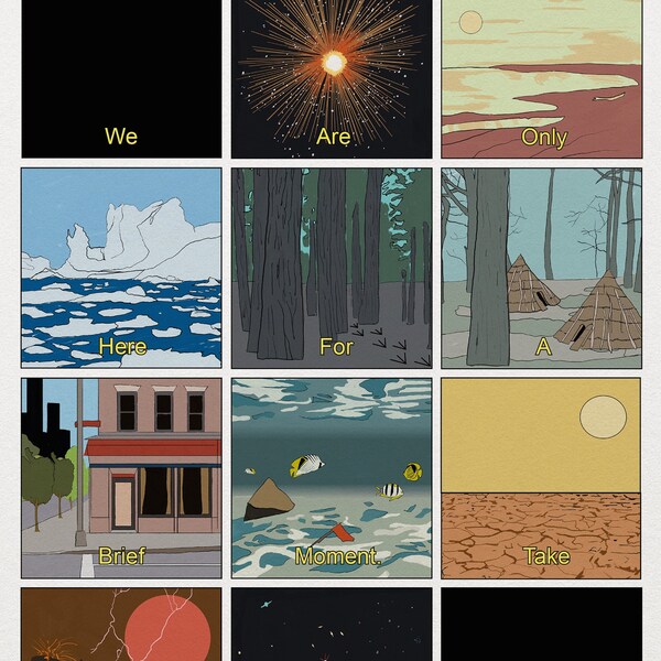 Take Care Print by Jordan Bolton