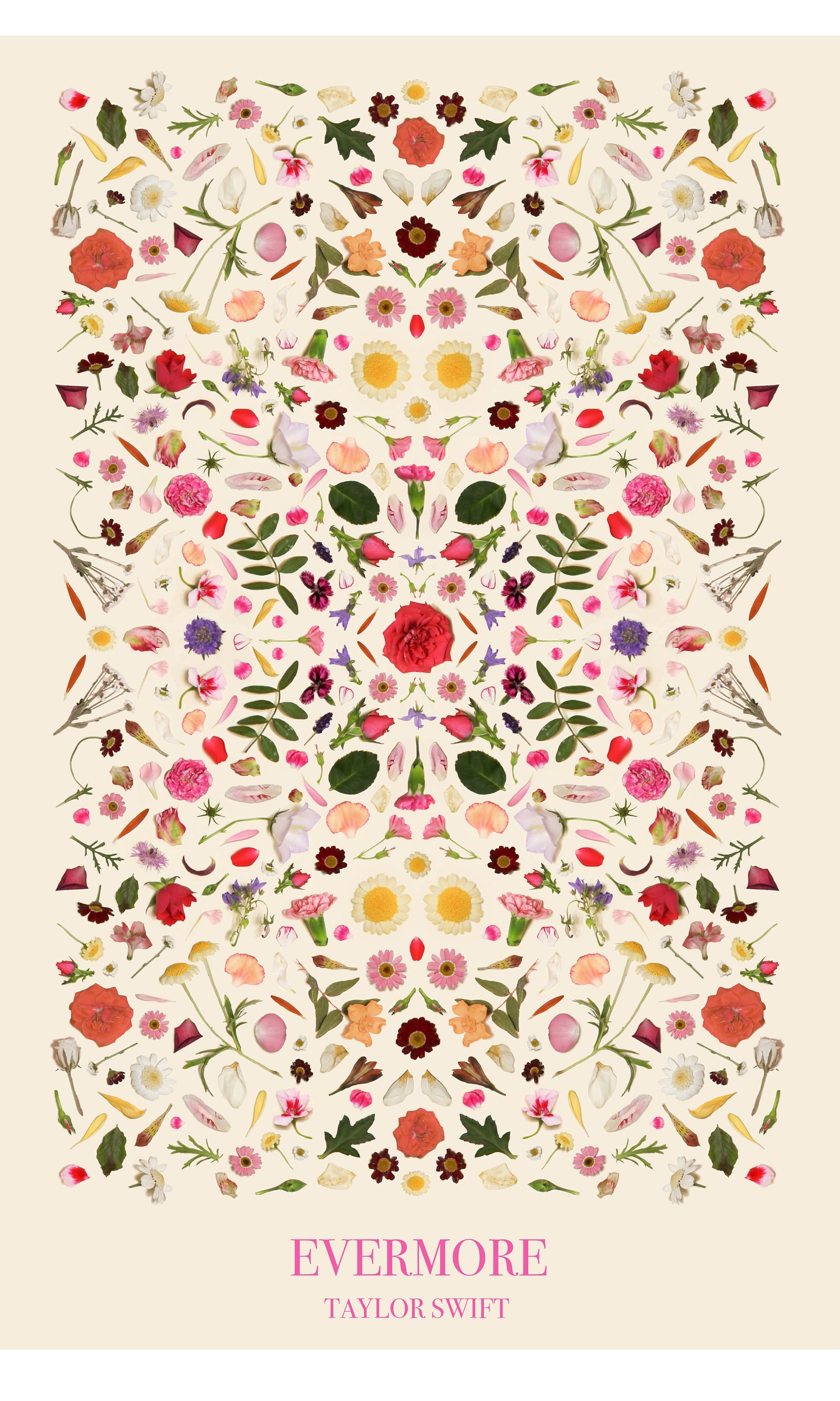 Taylor Swift Evermore Flower Poster Etsy