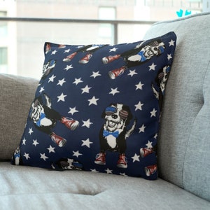 American Dogs Cushion Cover, Throw Pillow. 18&quot;/20&quot;. Made Australia.