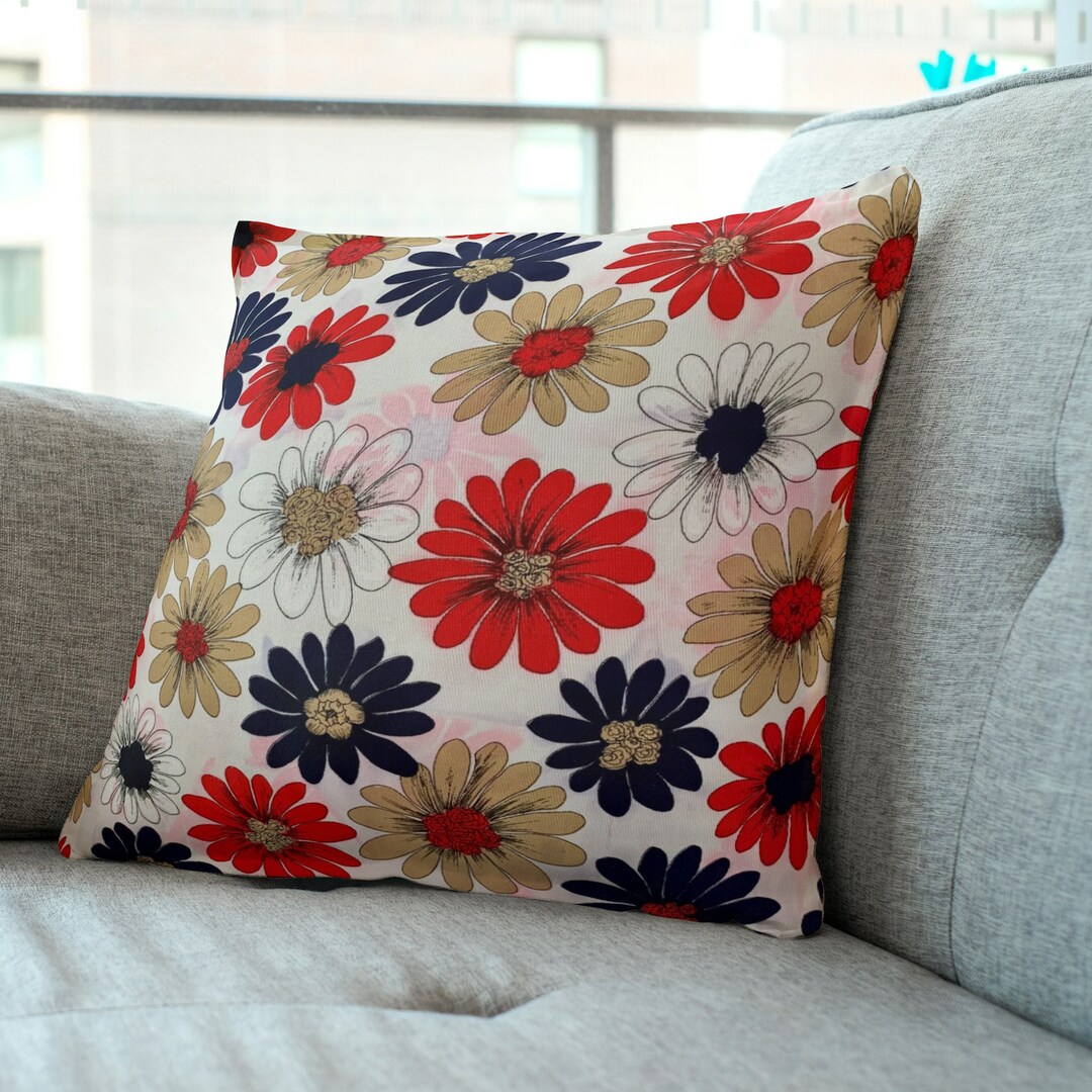 BOHO Floral Cushion Covers Shabby Style Garden Throw Pillow