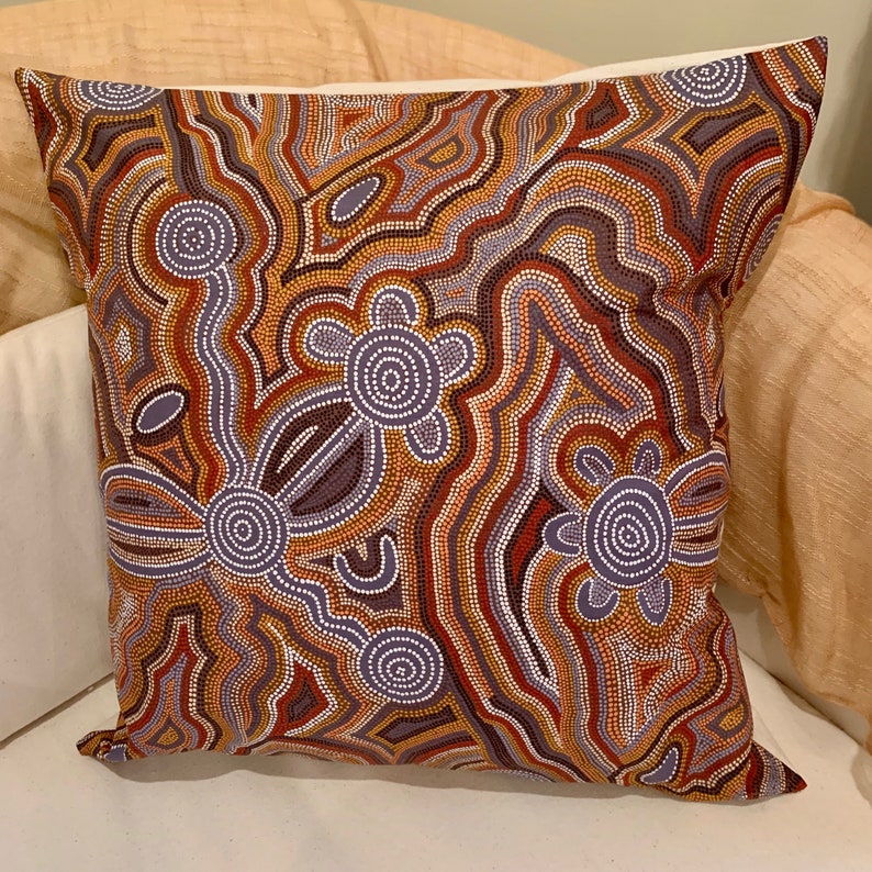 Aboriginal JIJAKA Community Design Fabric Cushion Pillow Etsy