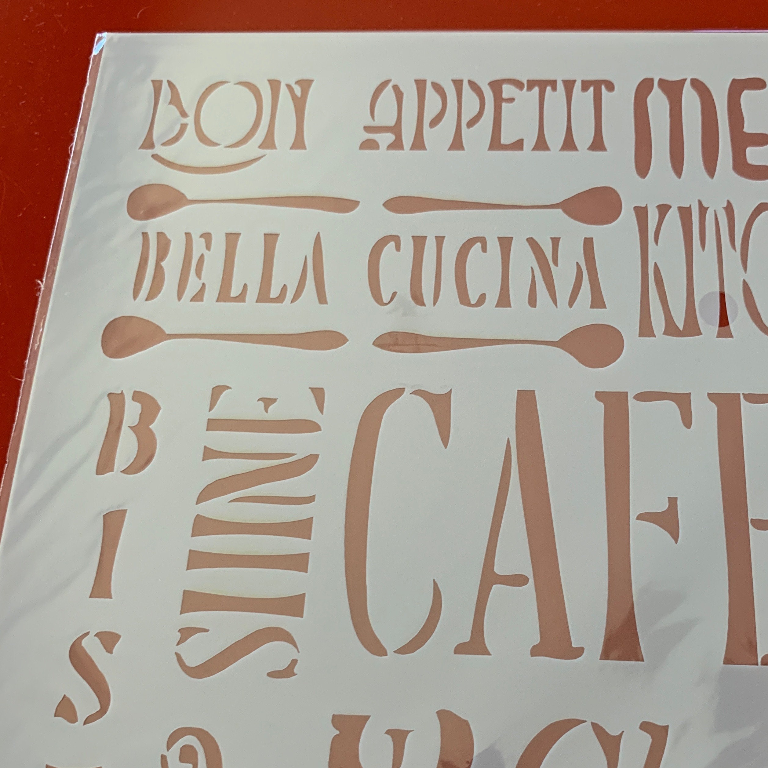 A4 Large Kitchen cooking Themed Stencil For Scrapbooking Etsy a4-large-kitchen-cooking-themed-stencil-for-scrapbooking-etsy