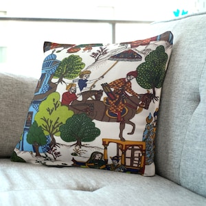 Persian Design Cushion Cover Throw Pillow. 14&quot;/18&quot;. Made Australia.