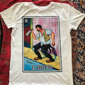 SALE!!! El borracho loteria man t-shirt