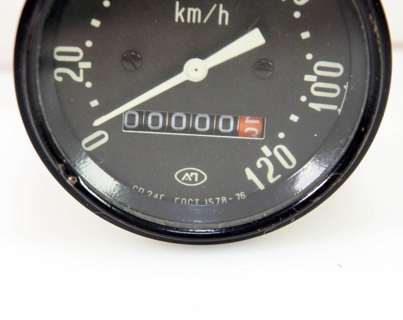 Vintage Speedometer Gauge Parts Vintage old Soviet Moped Etsy