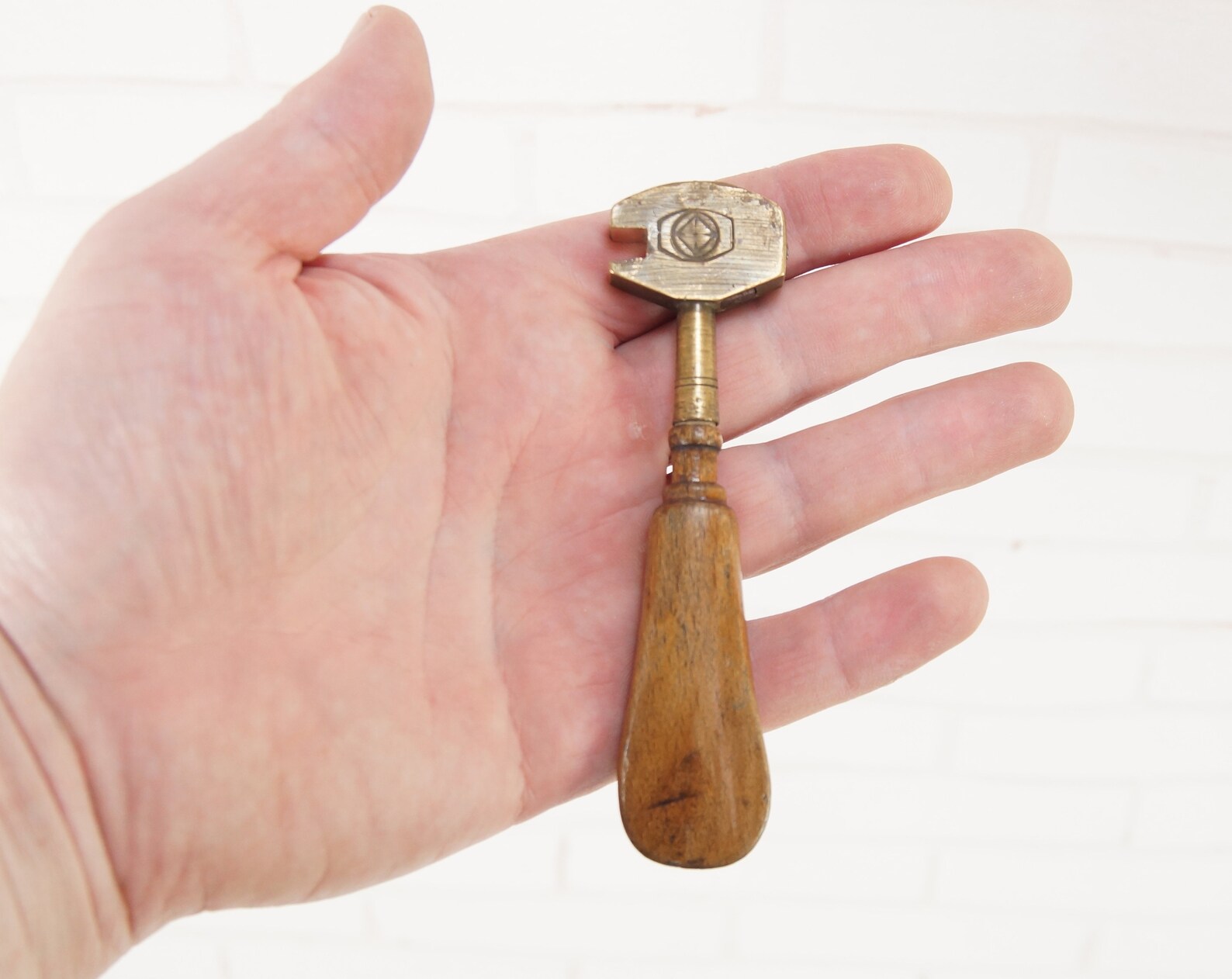 Vintage glass cutter. retro glass cutter with wooden handle. Etsy