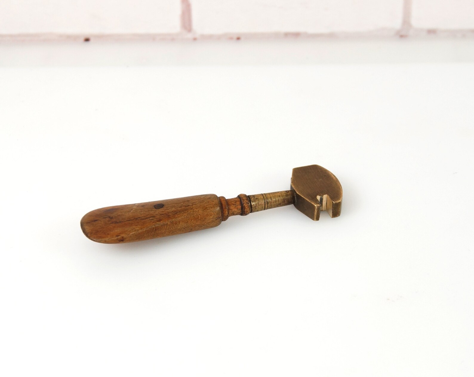 Vintage glass cutter. retro glass cutter with wooden handle. Etsy