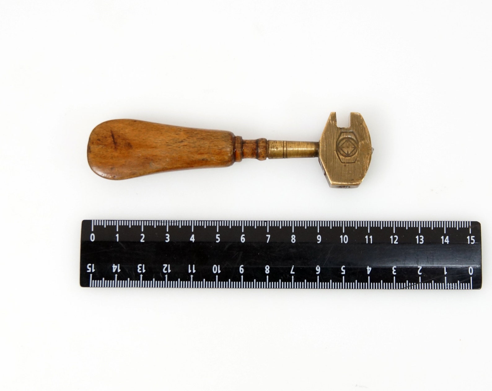 Vintage glass cutter. retro glass cutter with wooden handle. Etsy