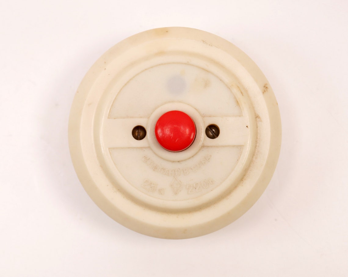 Vintage Electrical switch on/off from Soviet USSR 1960s. Etsy