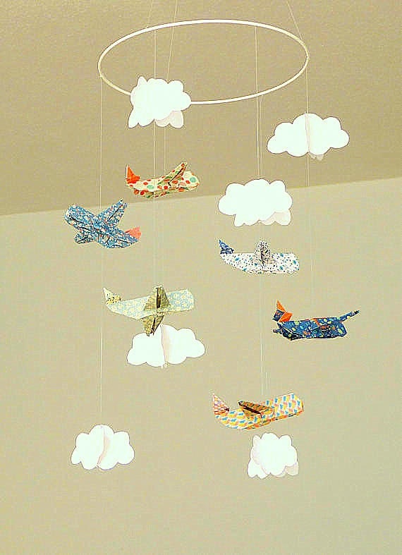Mobile Bébé Origami