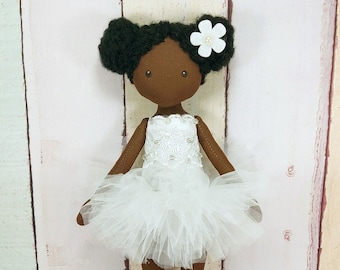 Black rag doll ballerina