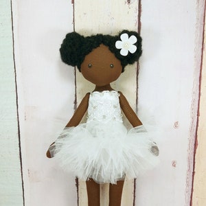 Black rag doll ballerina