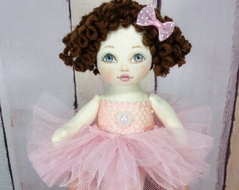 Rag doll, Textile doll, Decorative doll, Collectible dolls, Doll cotton,