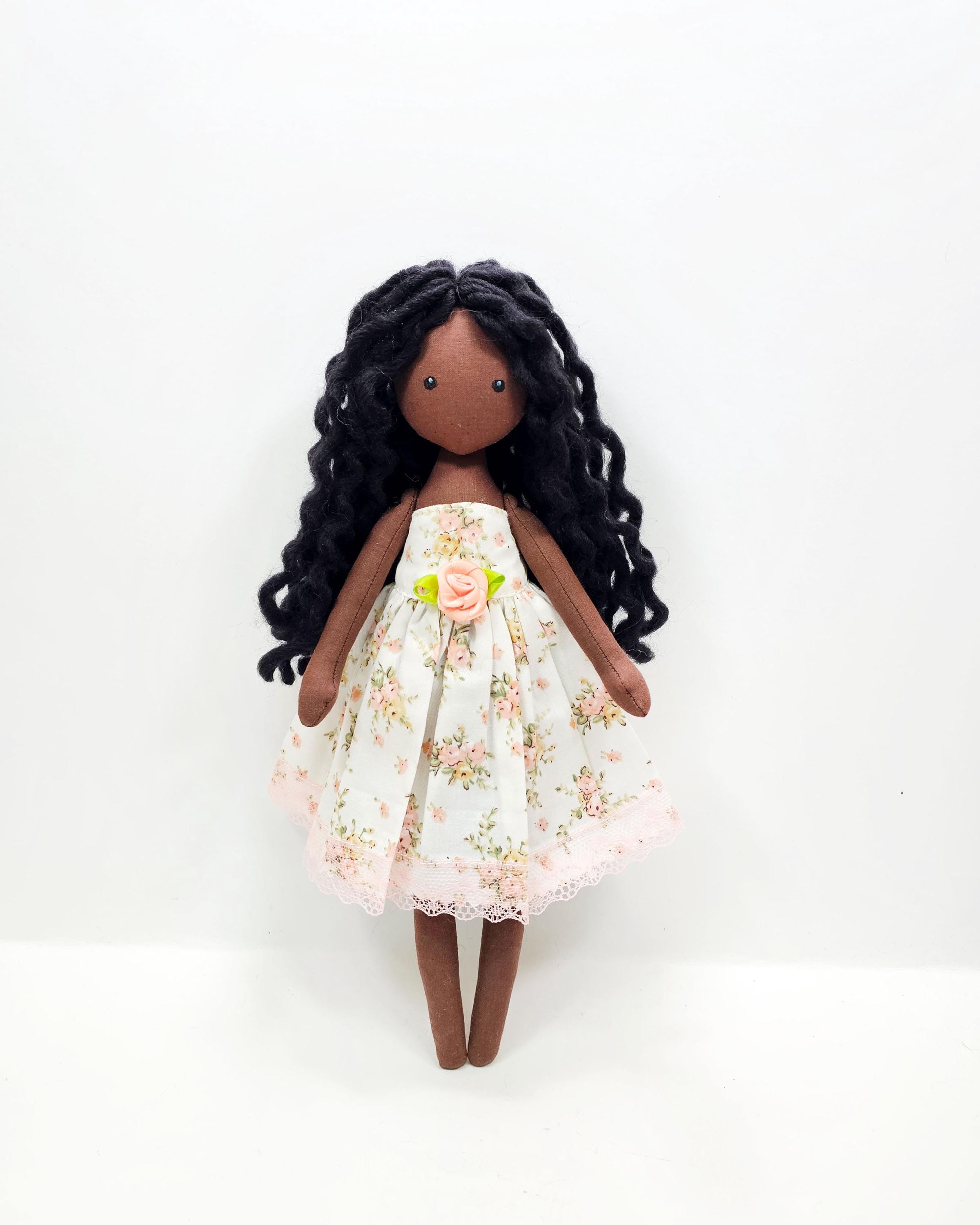 Small Rag Doll With Removable Clothes, Fairy Rag Doll Handmade 