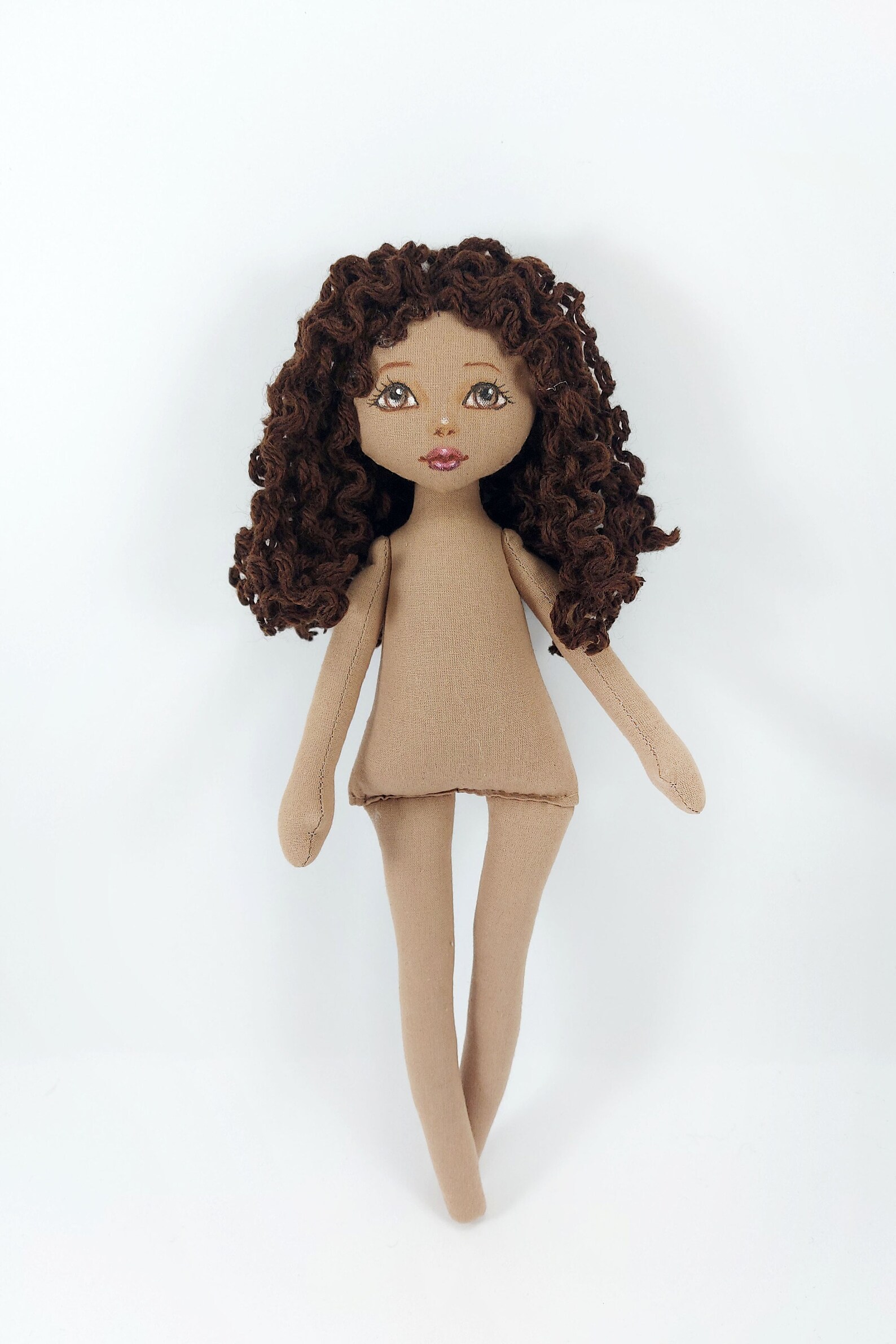 Little 12 Stuffed Rag Doll Without Clothes Handmade Rag Doll - Etsy