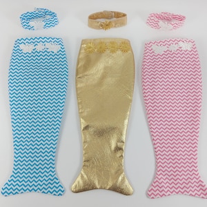 Mermaid costume for 12 Inch doll from my store. Doll not included