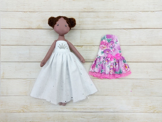 Little Textile Princess Doll Handmade Small Soft Doll Fairy Rag Doll