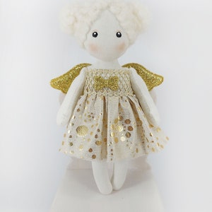 Little Rag Doll Angel, Miniature Elf, New Year's Gift, - Etsy