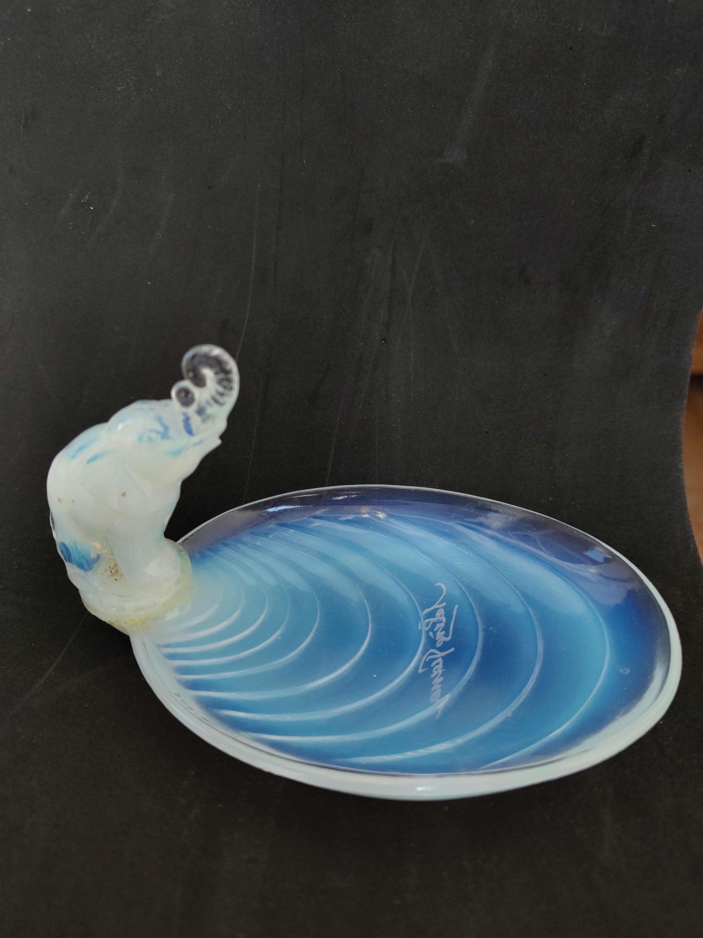 Sabino France サビノ オパルセント ツバメ プレート 直径12㎝ 希少