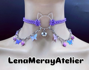 Bell choker necklace coquette jewelry