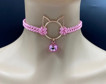 Elegant Discreet Shibari Day Collar -  Minimalist Jewelry