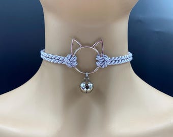 Elegant Discreet Shibari Day Collar -  Minimalist Jewelry