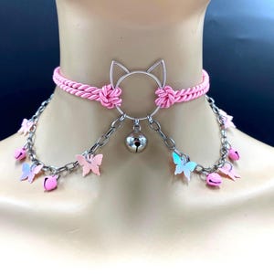 Collier ras de cou clochette bijoux coquette
