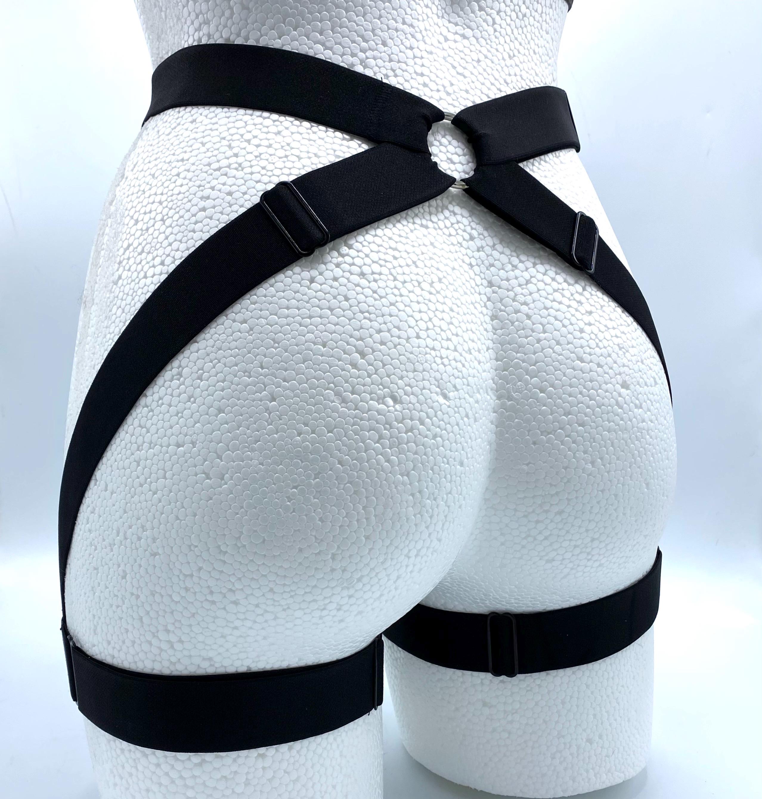 Pet play Elastic Harness Tail - 3 cm Ring /  ( 1.2") inner diameter Fits Slim or Rubber Tails