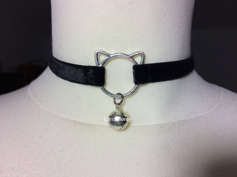 Day Collar kitten play choker bdsm kitten collar thin Etsy