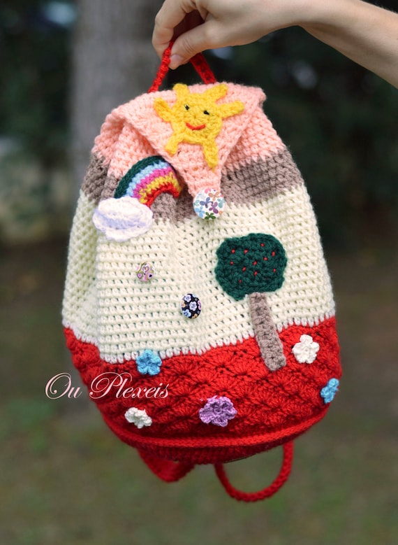 Borsa per bambini all'uncinetto borsa per bambini borsa | Etsy Italia