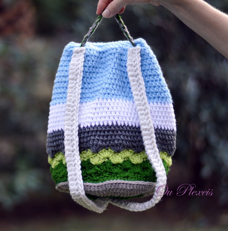 handmade bag Crochet kids bag crochet children backpack,crochet purse crochet kindergarten bag children bag handmade crochet backpack