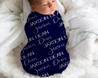 Name Swaddle, Customized Swaddle, Personalized Swaddle Blanket, Baby Swaddle Boy, Custom Name Blanket, Newborn Baby Shower Gift