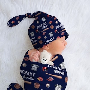 Baseball Swaddle, Baby Baseball Swaddle For Hospital, Baseball Themed Nursery, Baseball Baby Shower Gift For Newborn, Photo Prop, Infant