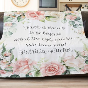 Warrior Cancer Gift, Cancer Blanket, Healing Blanket, Get Well Blanket, Inspirational Blanket, Kids Cancer Gift, Women Surgery Present
