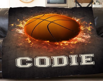 Basketball Blanket, Basketball Decorations, Basketball Coach, Graduation Gift Basketball, Basketball Customized, Man Cave Decor Ideas, Gift