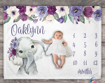 baby calendar blanket