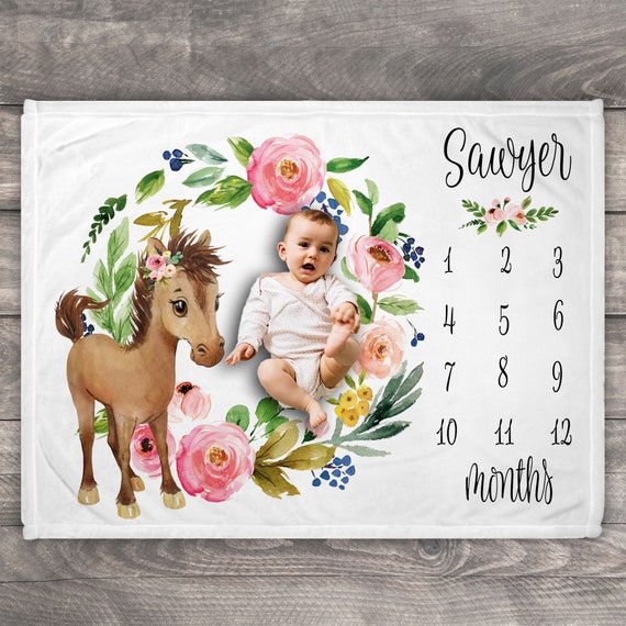 Etsy milestone blanket hotsell