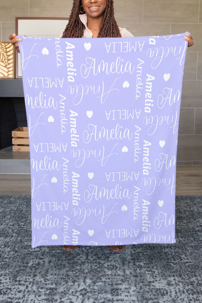 Name Blanket Adult Personalized Baby Blanket With Name Etsy