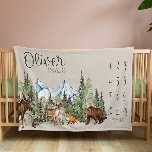 Milestone Blanket Etsy