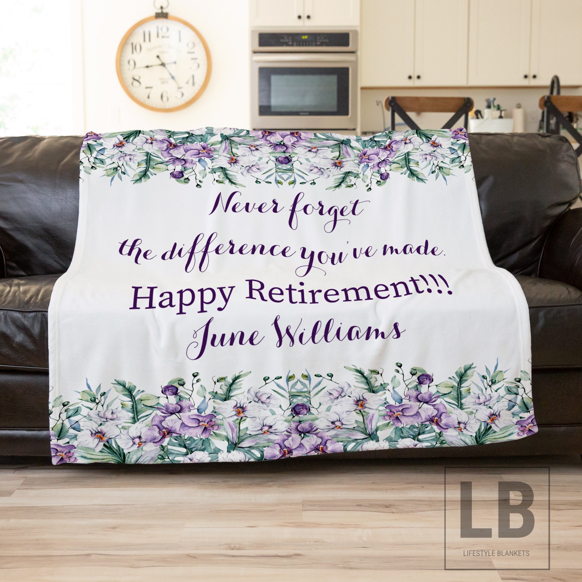 Personalized Blanket For Retirement Retirement Gifts For Etsy