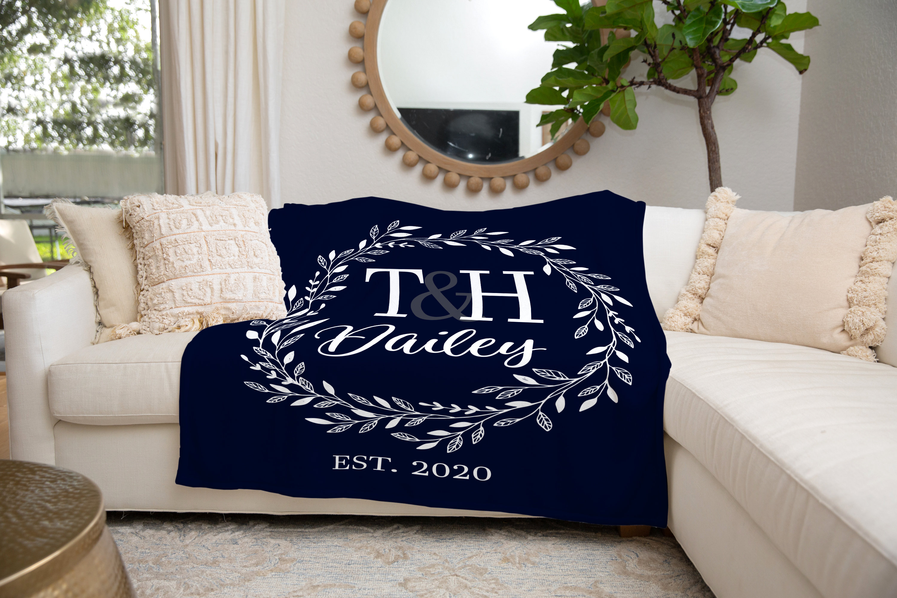 Personalized Blanket for Wedding New Home Housewarming Gift Etsy