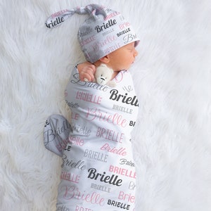 Swaddle Blanket With Name, Name Blanket Girl, Newborn Girl Swaddle, Boho Swaddle Blanket, Infant Girl Personalized Blanket, Baby Shower Gift