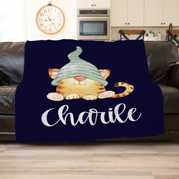 Christmas cat throw blanket hotsell