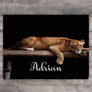 Lion Blanket, Personalized Blanket For Adults, Customized Blanket, Throw Blanket For Couch, Sofa Throw Blanket, Teenager Christmas Gift,