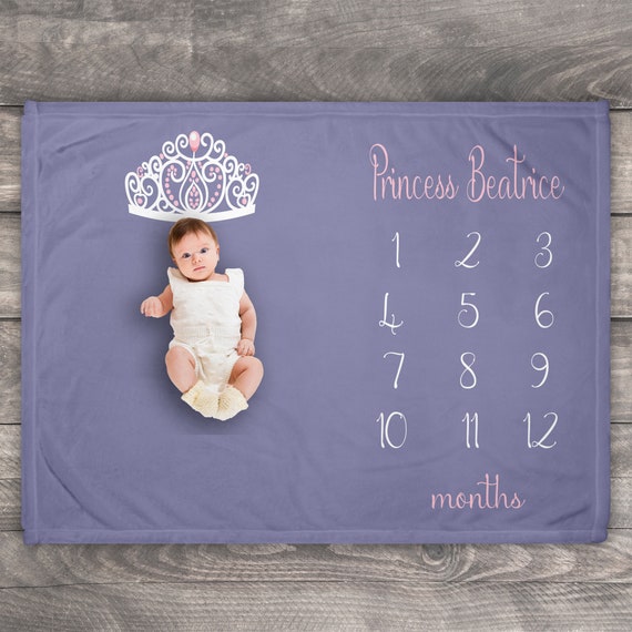 Princess milestone blanket sale