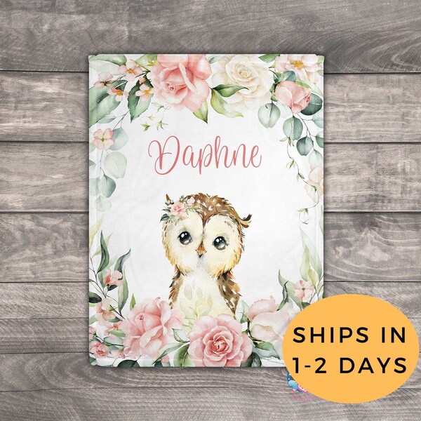 Owl Baby Blanket Etsy