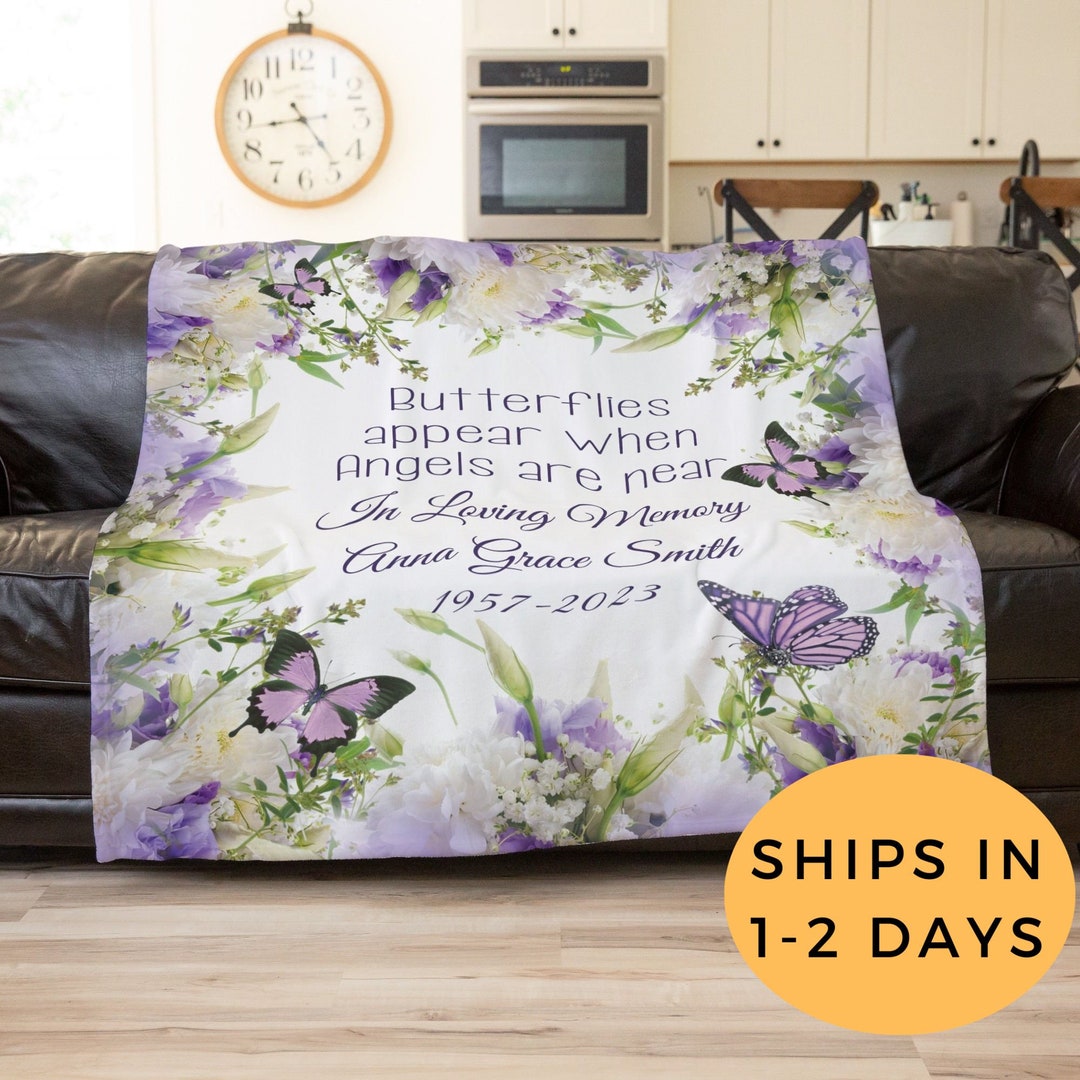 In Loving Memory Blanket, Loss of Wife, Loss of Mother Gift, Loss of