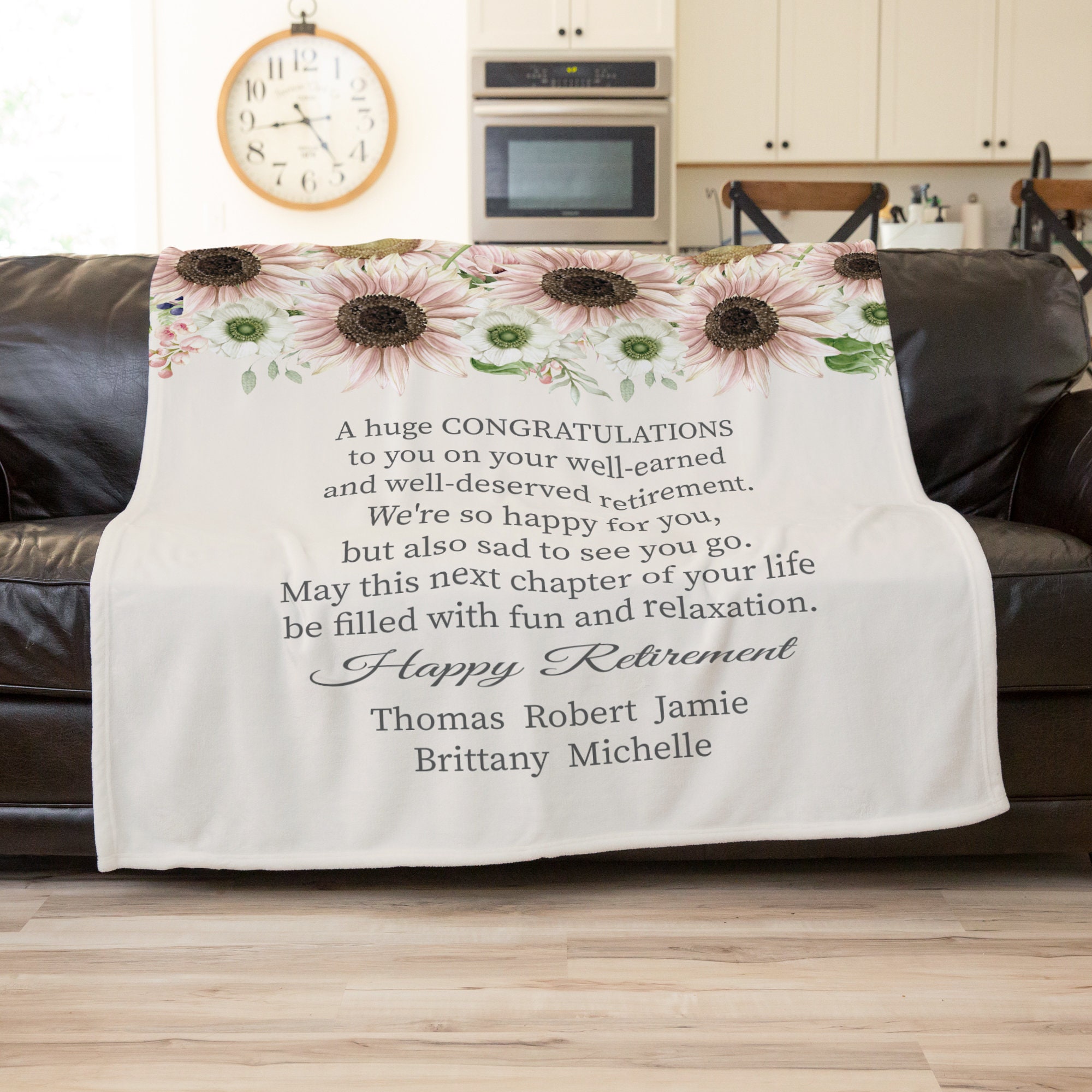 Farewell Blanket, Co Worker Leaving, Retirement Gift For Women Coworker, Coworker Farewell Gift, Personalized Blanket, Custom Gift For Her