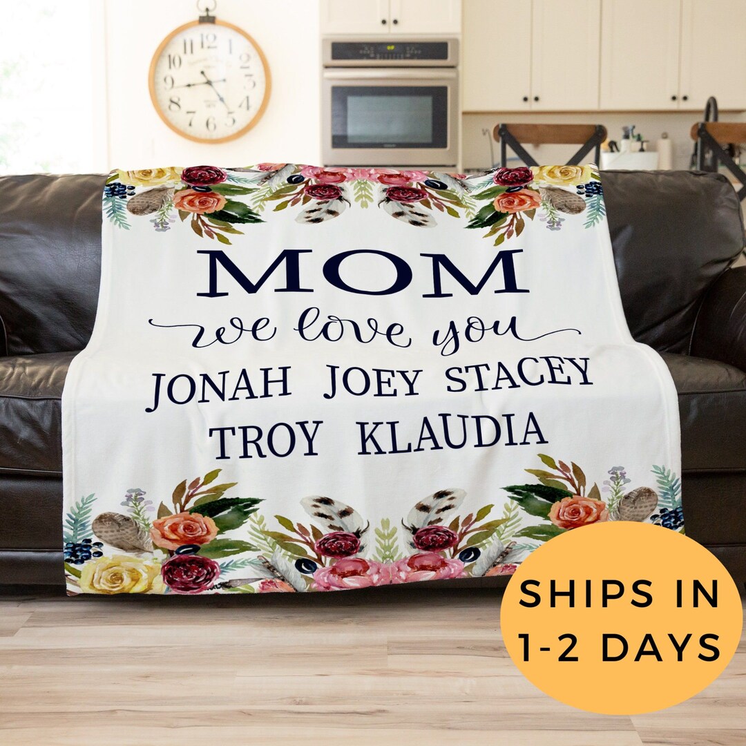 Nana Blanket Personalized Blanket for Grandma Customized Etsy